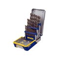 Hanson 29 Piece Cobalt M-42 Metal Index Drill Bit Set 3018002B